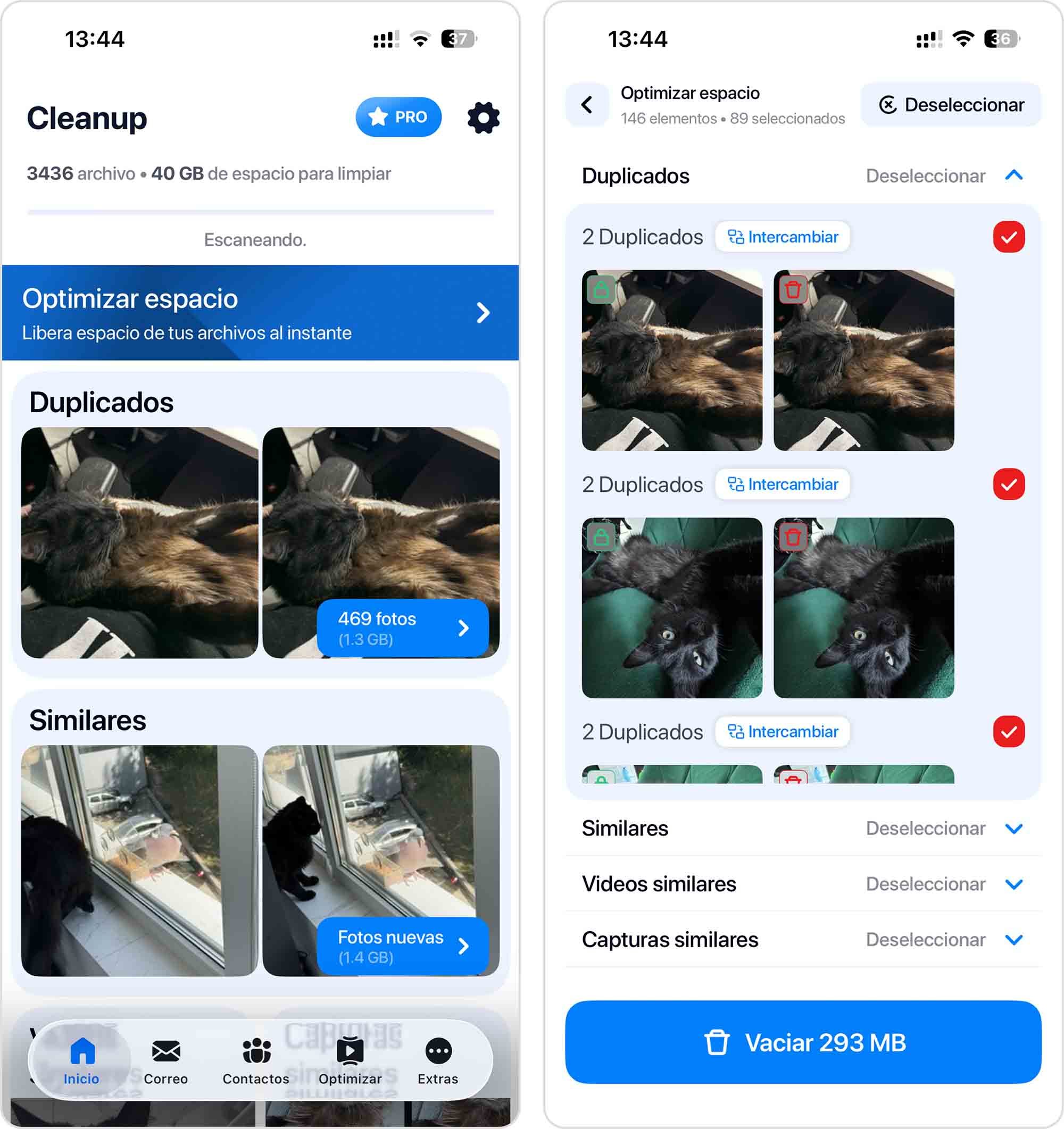 Cleanup: Limpiador de fotos
