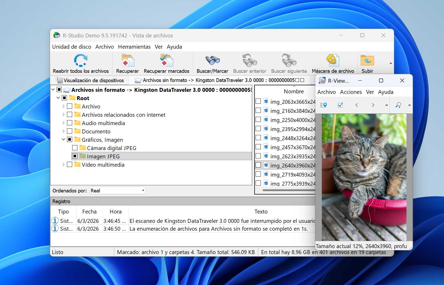 R-Studio - herramienta profesional de recuperación de datos para Windows