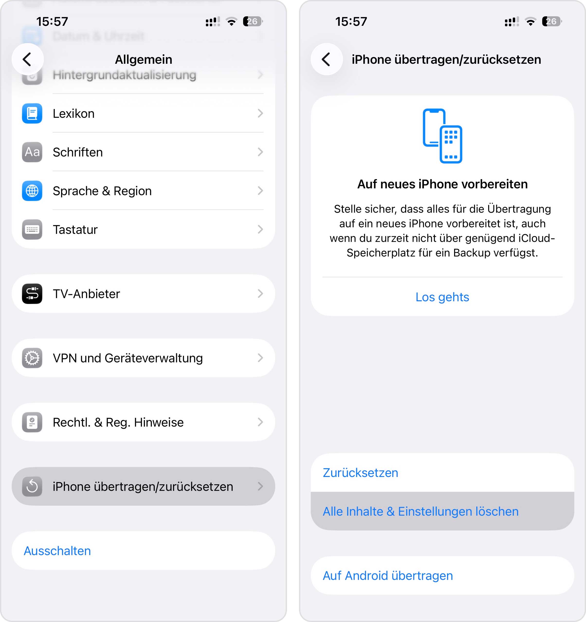 Sicherung gelöschte Fotos