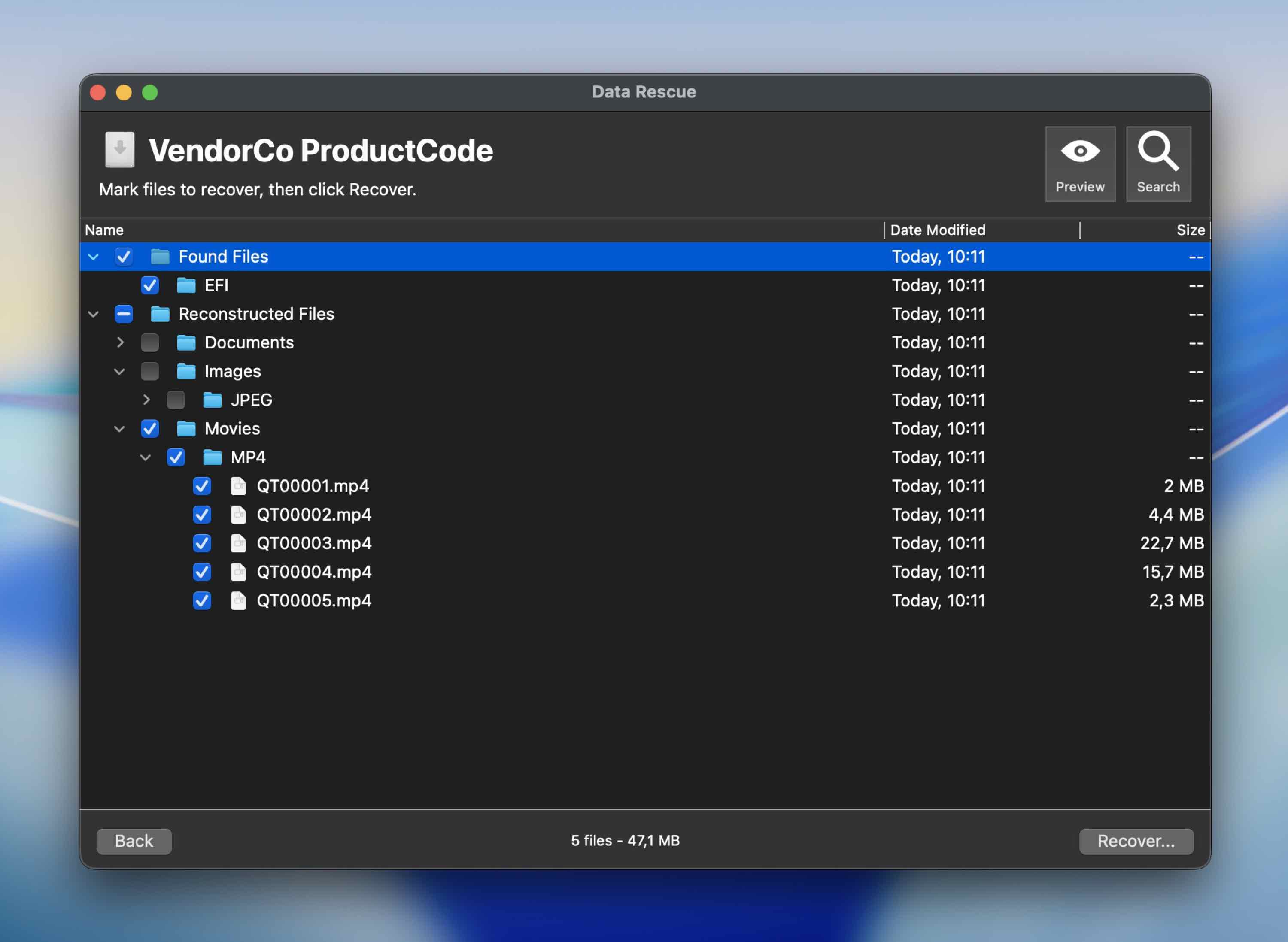 Data Rescue для Mac