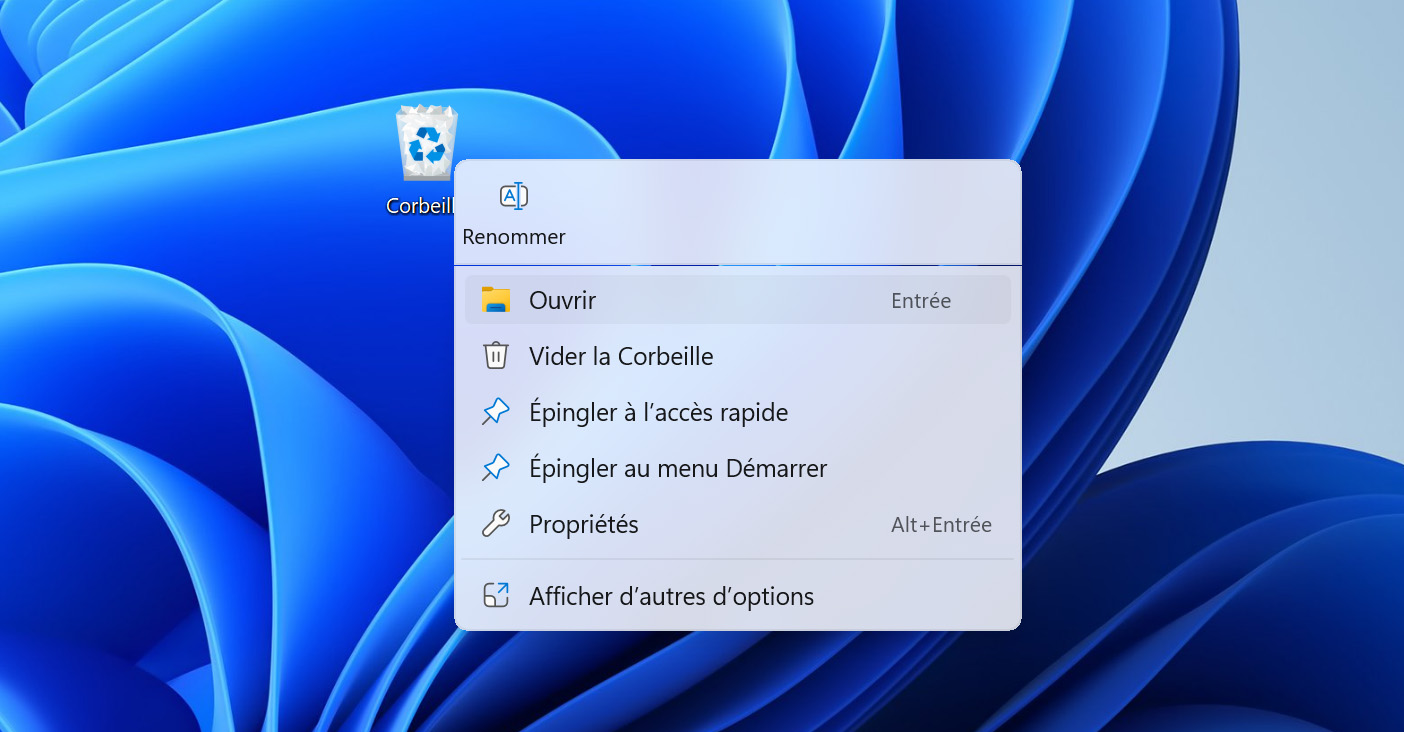 Ouverture de la Corbeille.