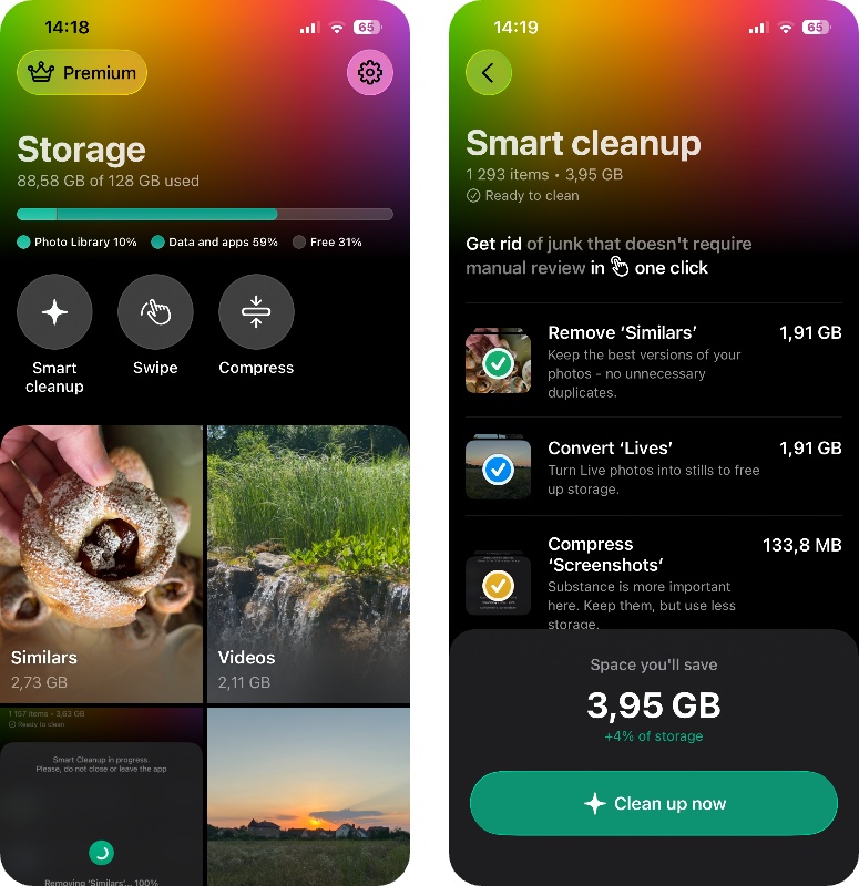 Smart Cleanup in Clever Cleaner