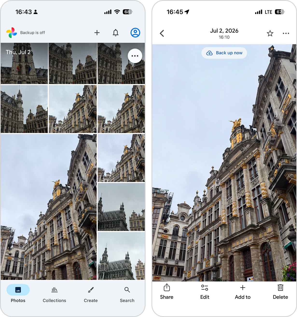 Google Photos: Backup & Edit