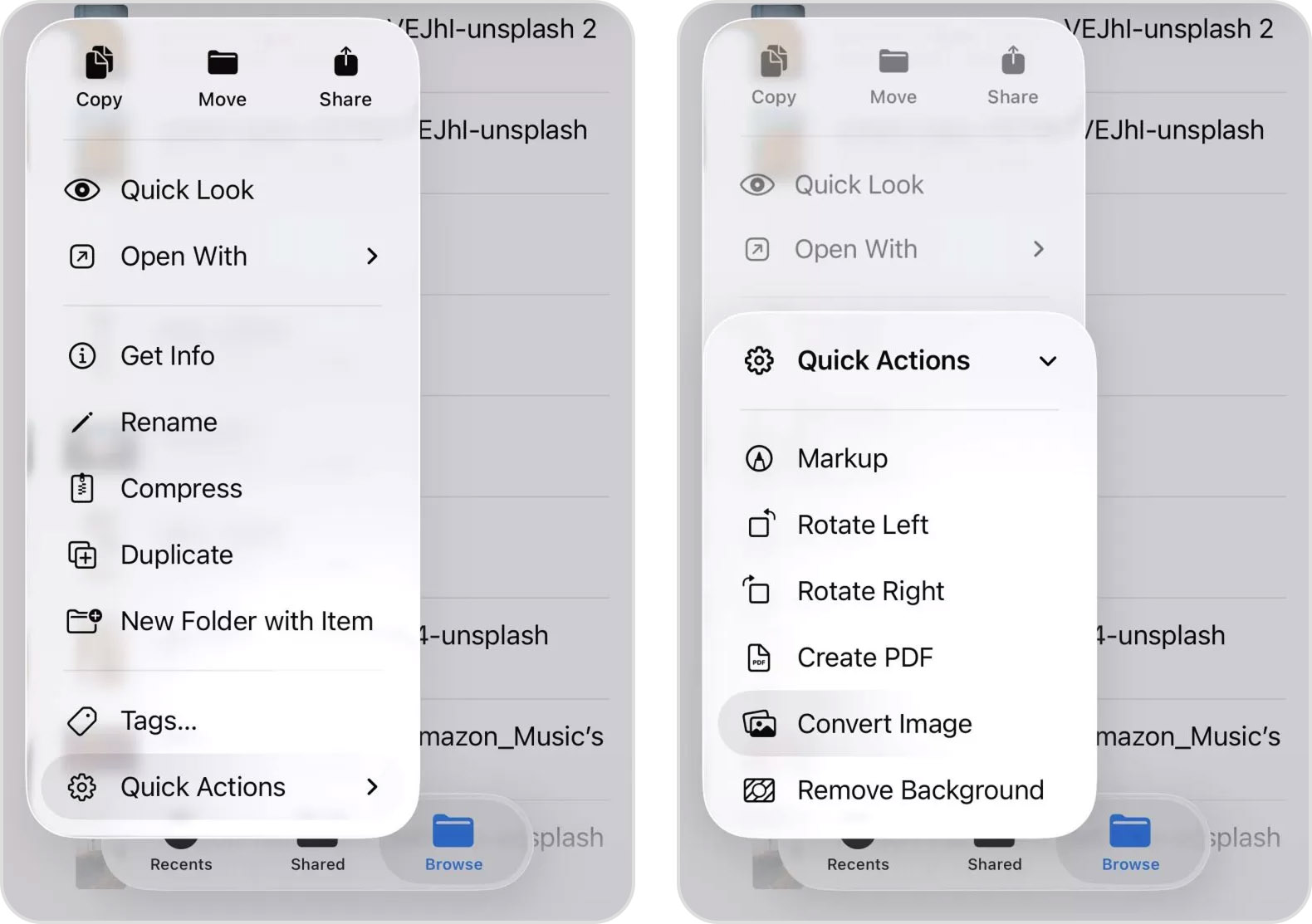 run created shortcut