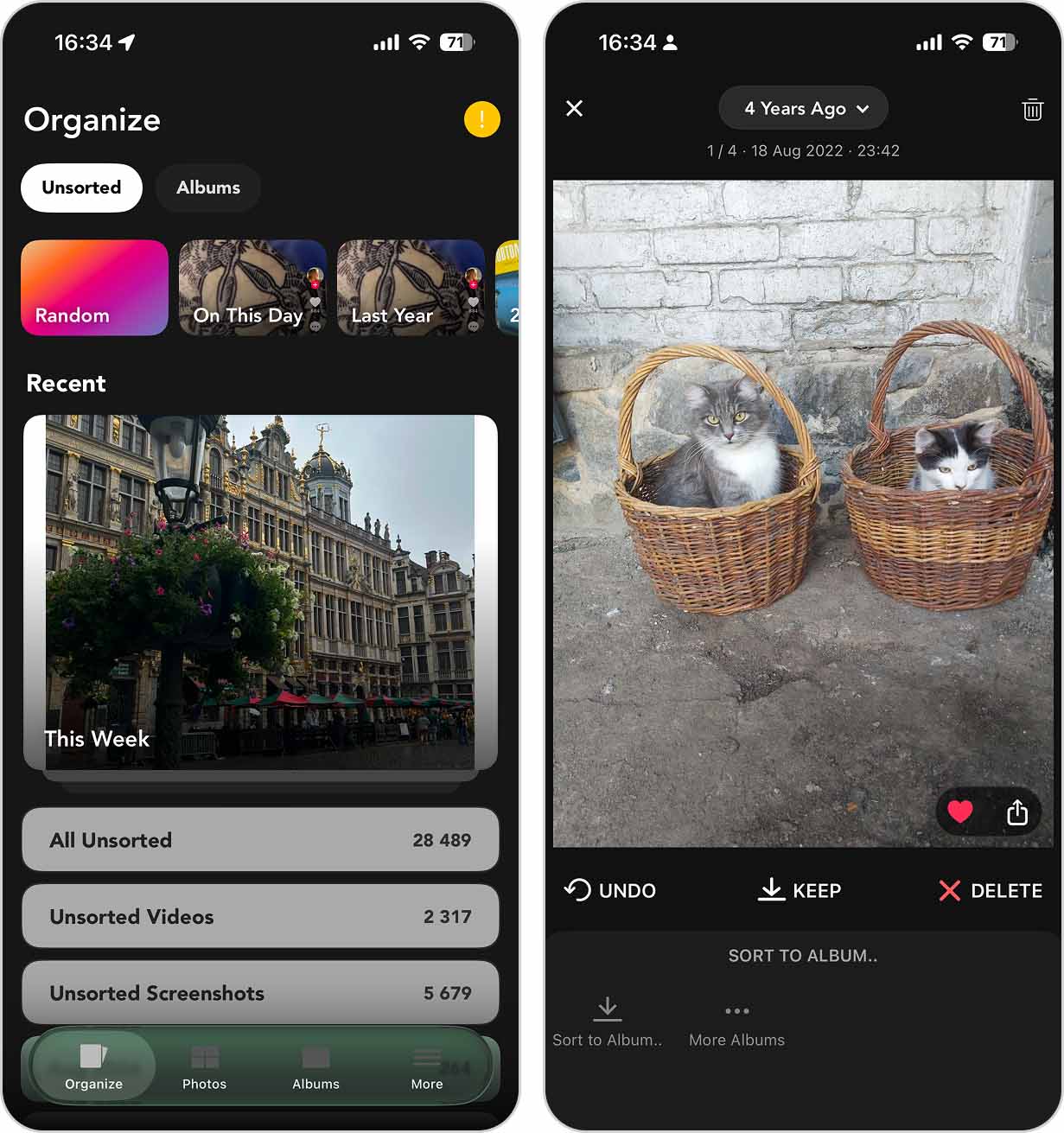 Slidebox: Photo Cleaner App