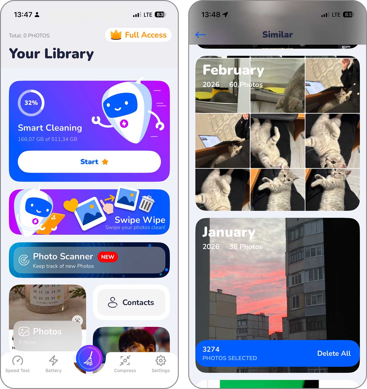 Smart Cleaner app screenshot