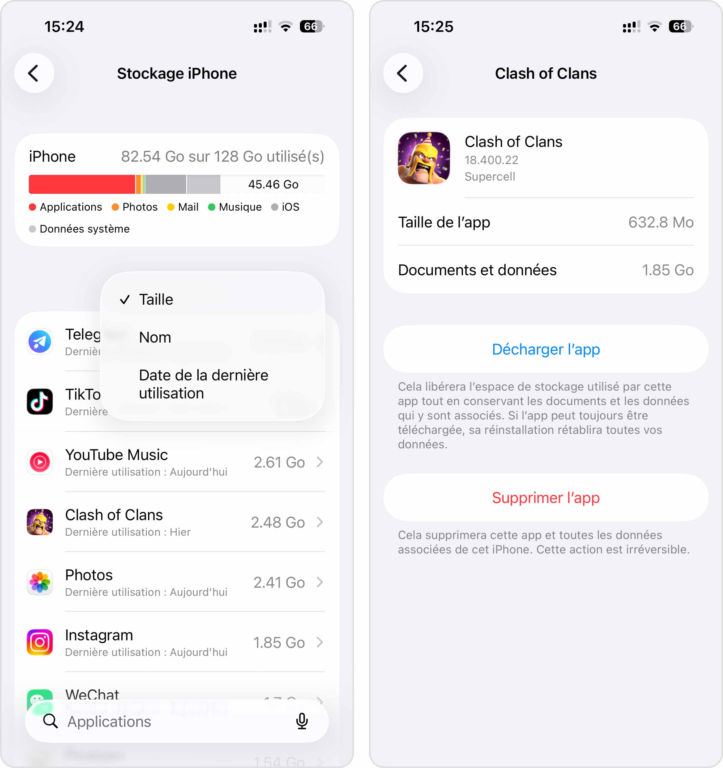 Supprimez l'application depuis les paramètres.