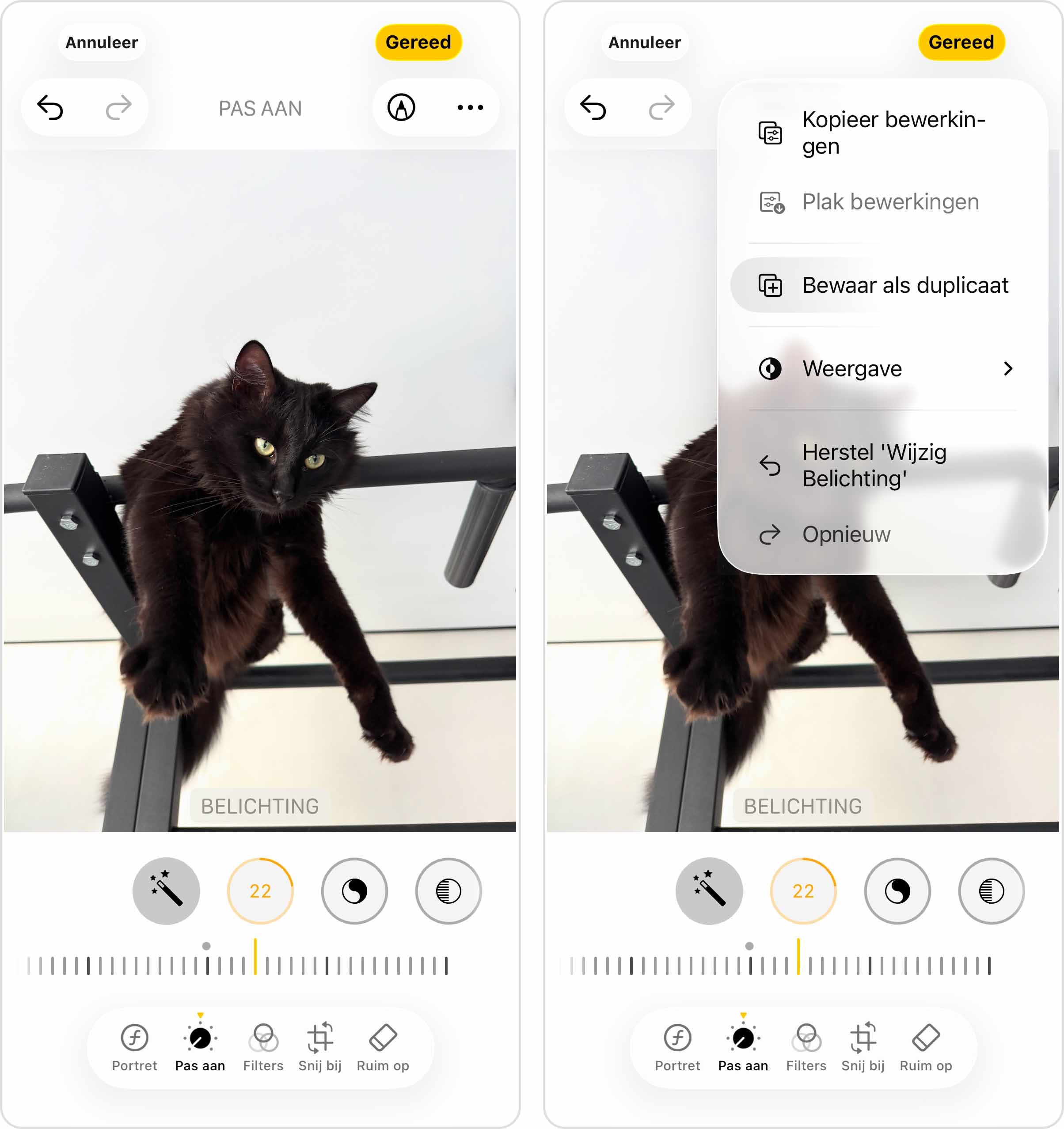 duplicaten na wijzigingen