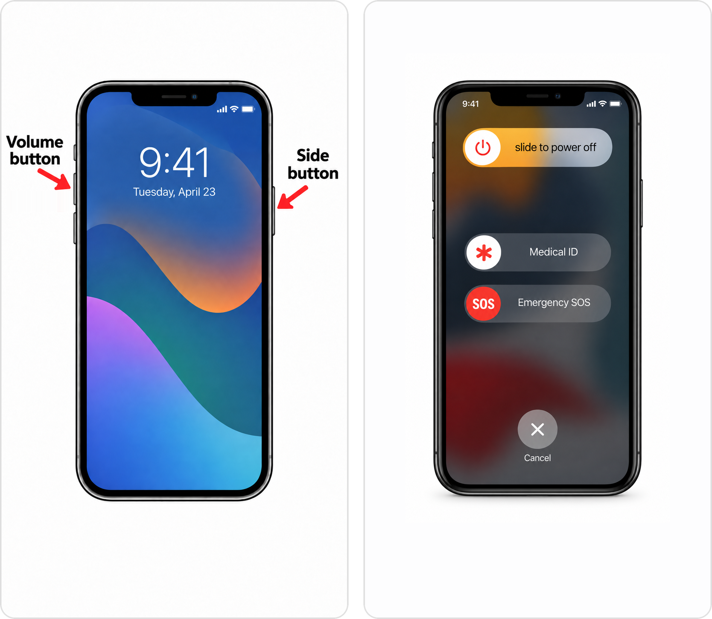 restart iphone