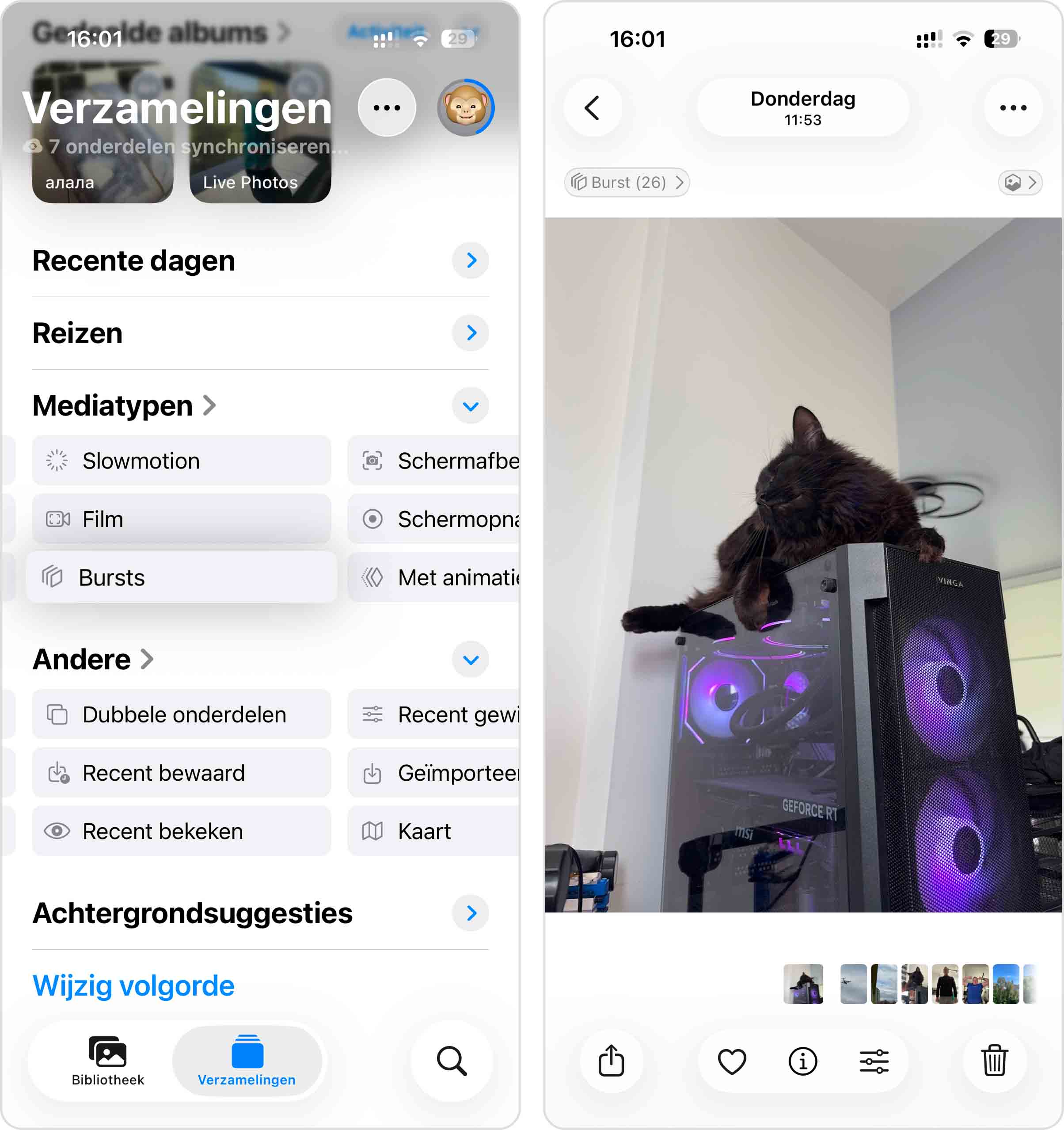 foto s van openbarstingen