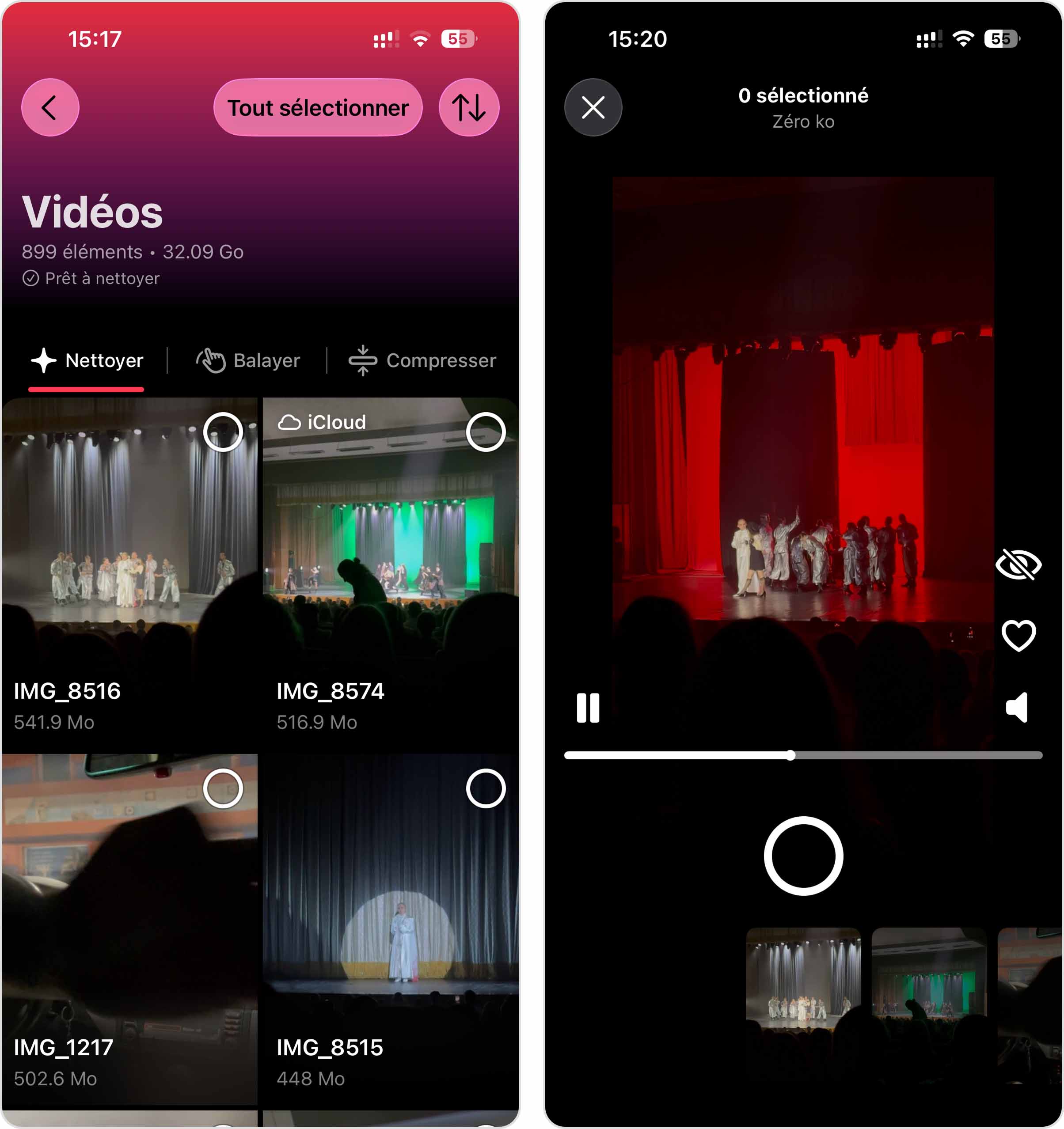 Module Vidéos dans Clever Cleaner
