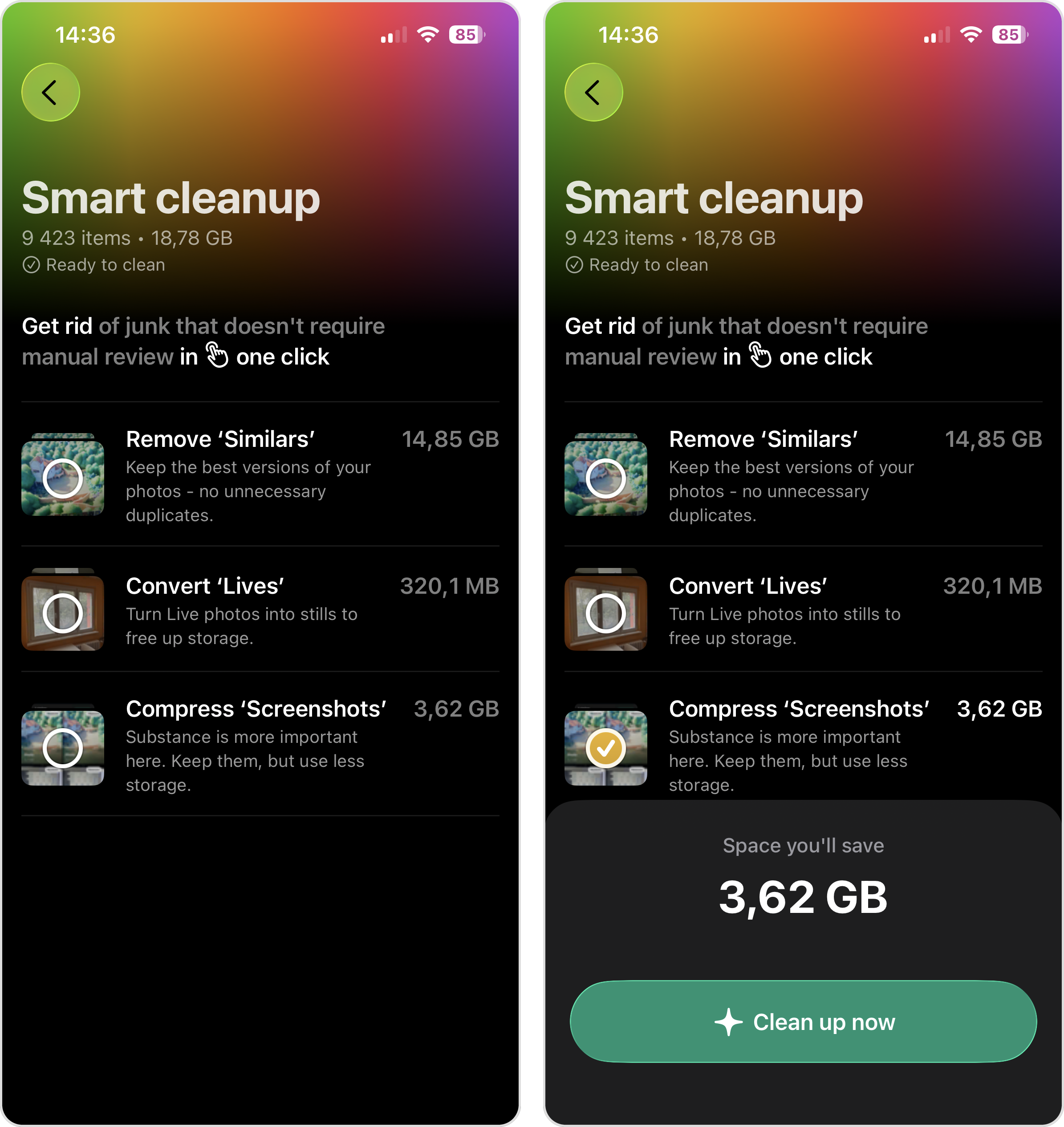 smart cleanup