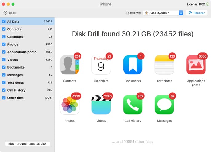 Iphone photo recovery software