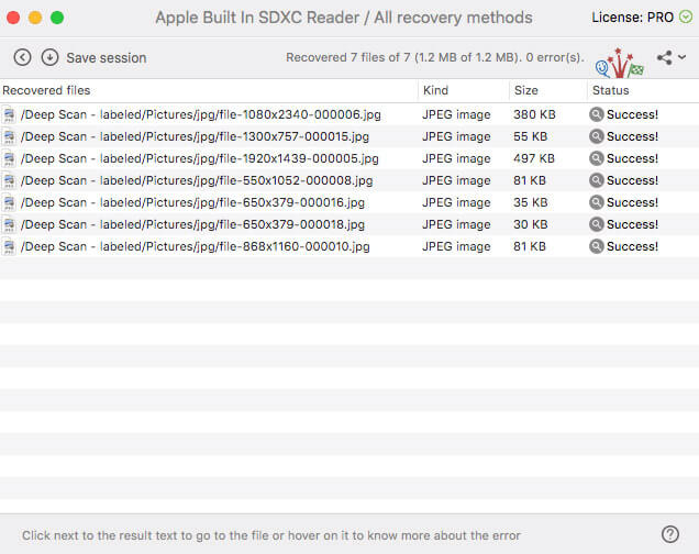macos sd card recovery