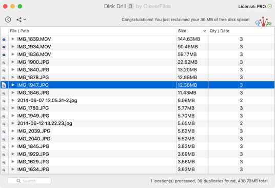 Программа для поиска дубликатов файлов на Mac