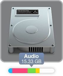 comprobar el espacio del disco duro en su Mac