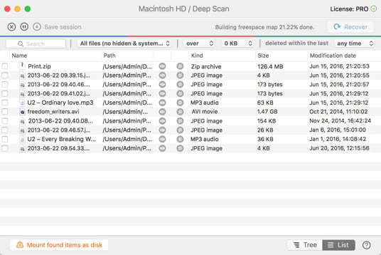 Memulihkan Partisyen HFS di Mac