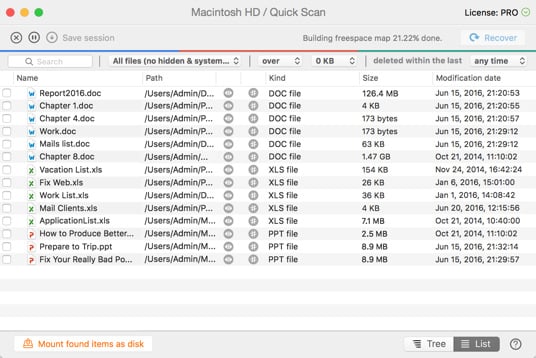 Macで保存されてないワード書類をリカバーする