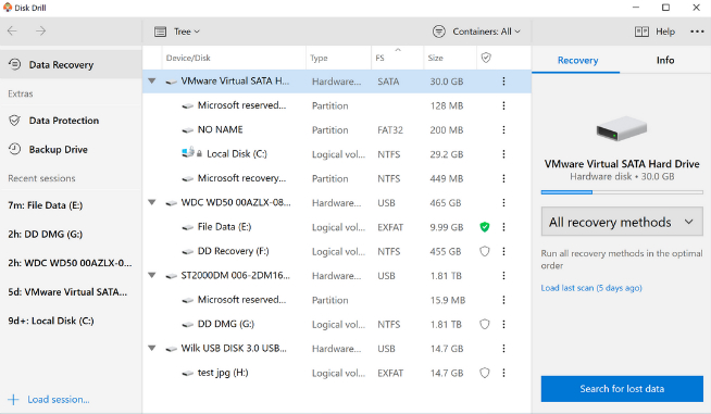 Windows işletim sistemi için ücretsiz veri kurtarma yazılımı