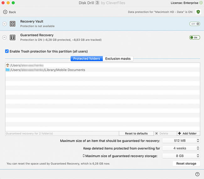 recuperare file dal cestino mac