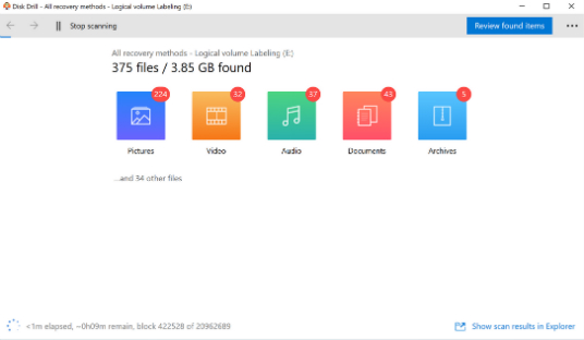 Återställ data som har tagits bort på partition