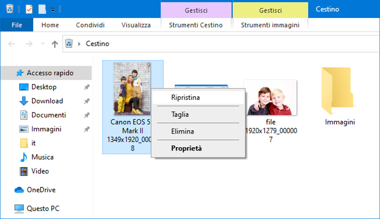 Come recuperare i file cancellati dal cestino GRATUITAMENTE