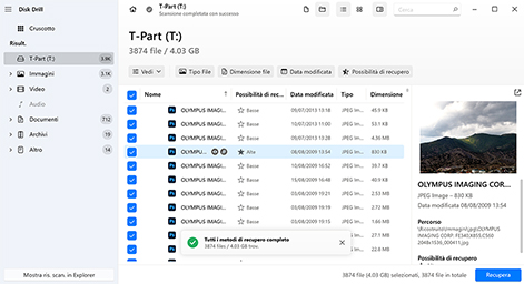 recupero hard disk