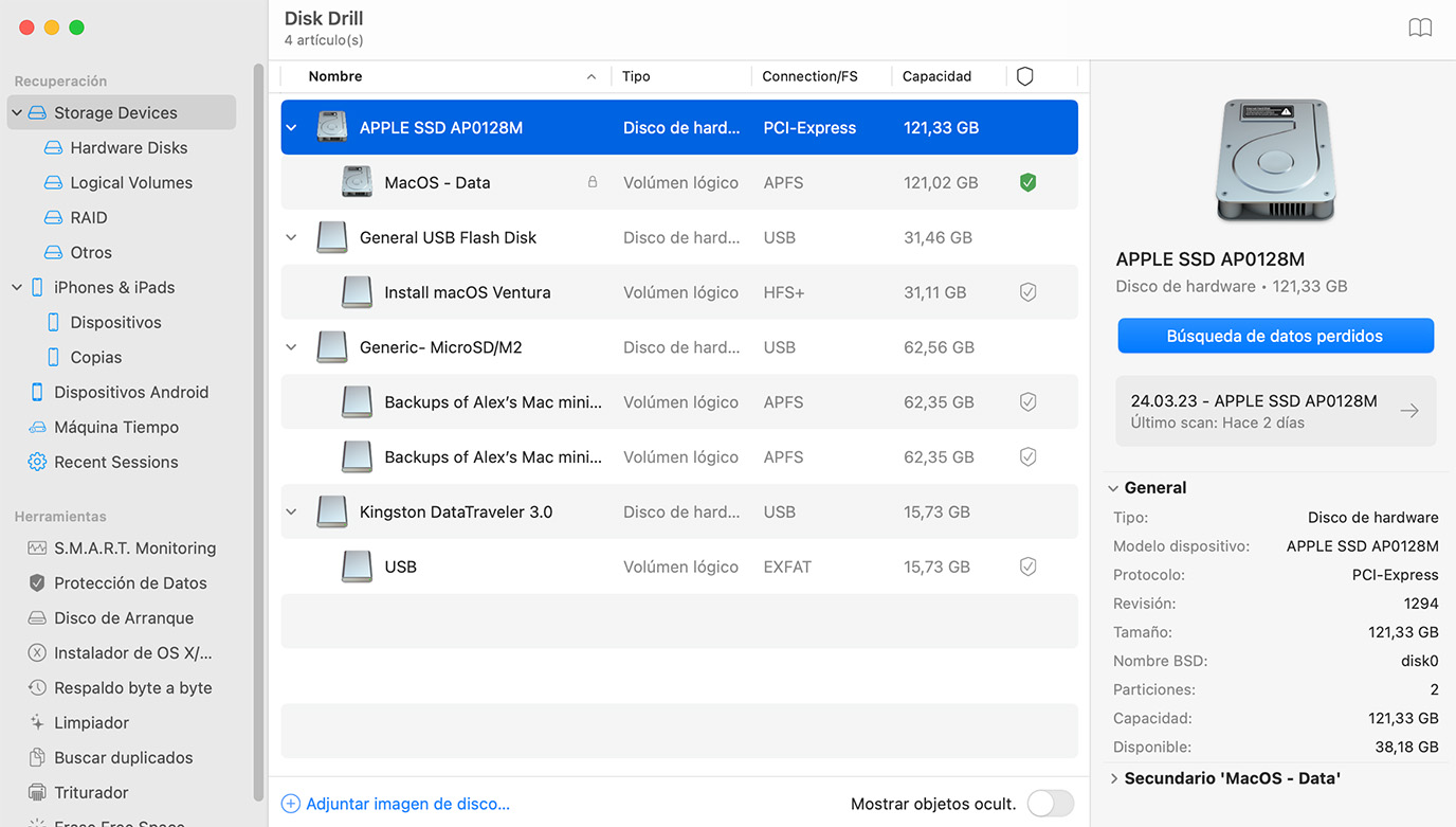 Programa para recuperar archivos borrados en mac os x