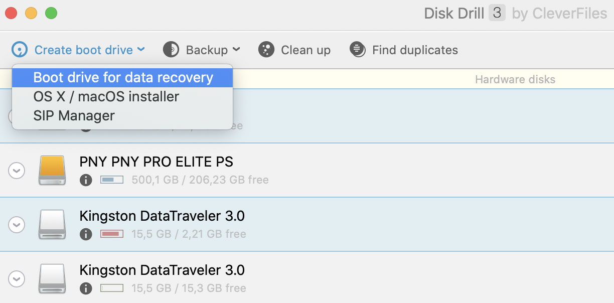 How to Create a Bootable Drive for Mac OS X? Try Disk Drill