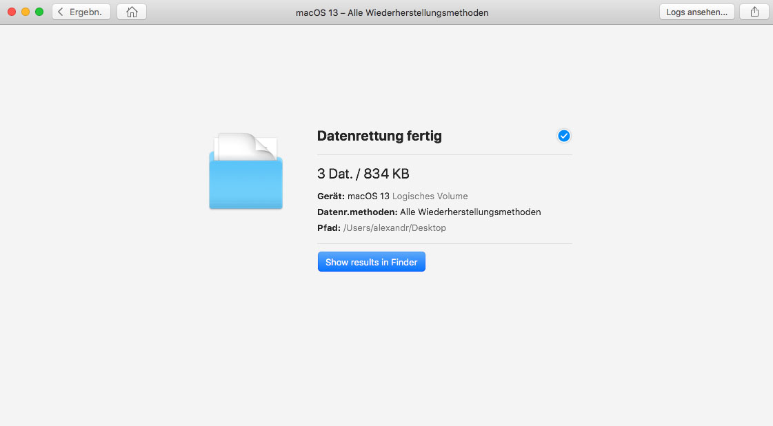 Mac Papierkorb Wiederherstellen Gratis Rettungssoftware