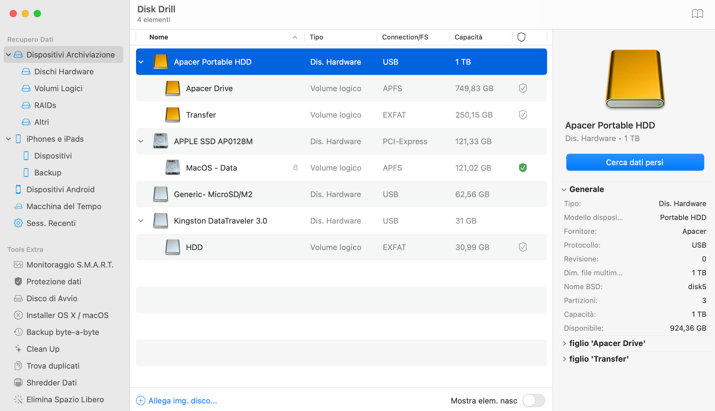 software mac recupero dati hard disk