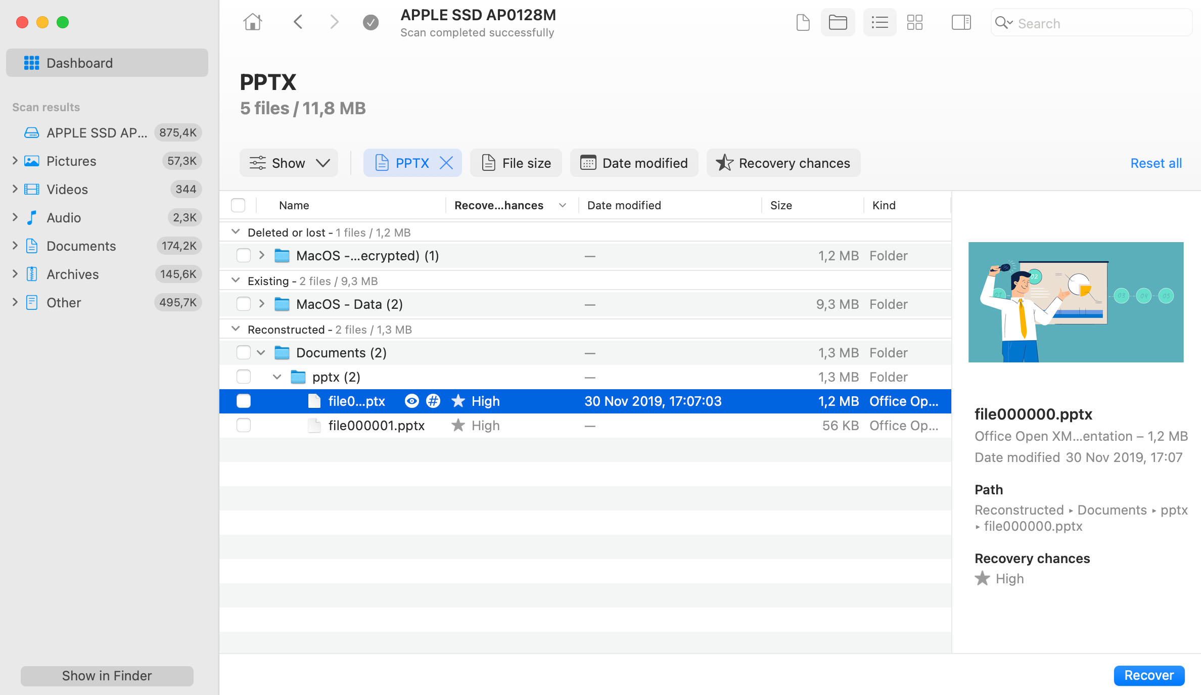 How to Recover PPT file on Mac OS X