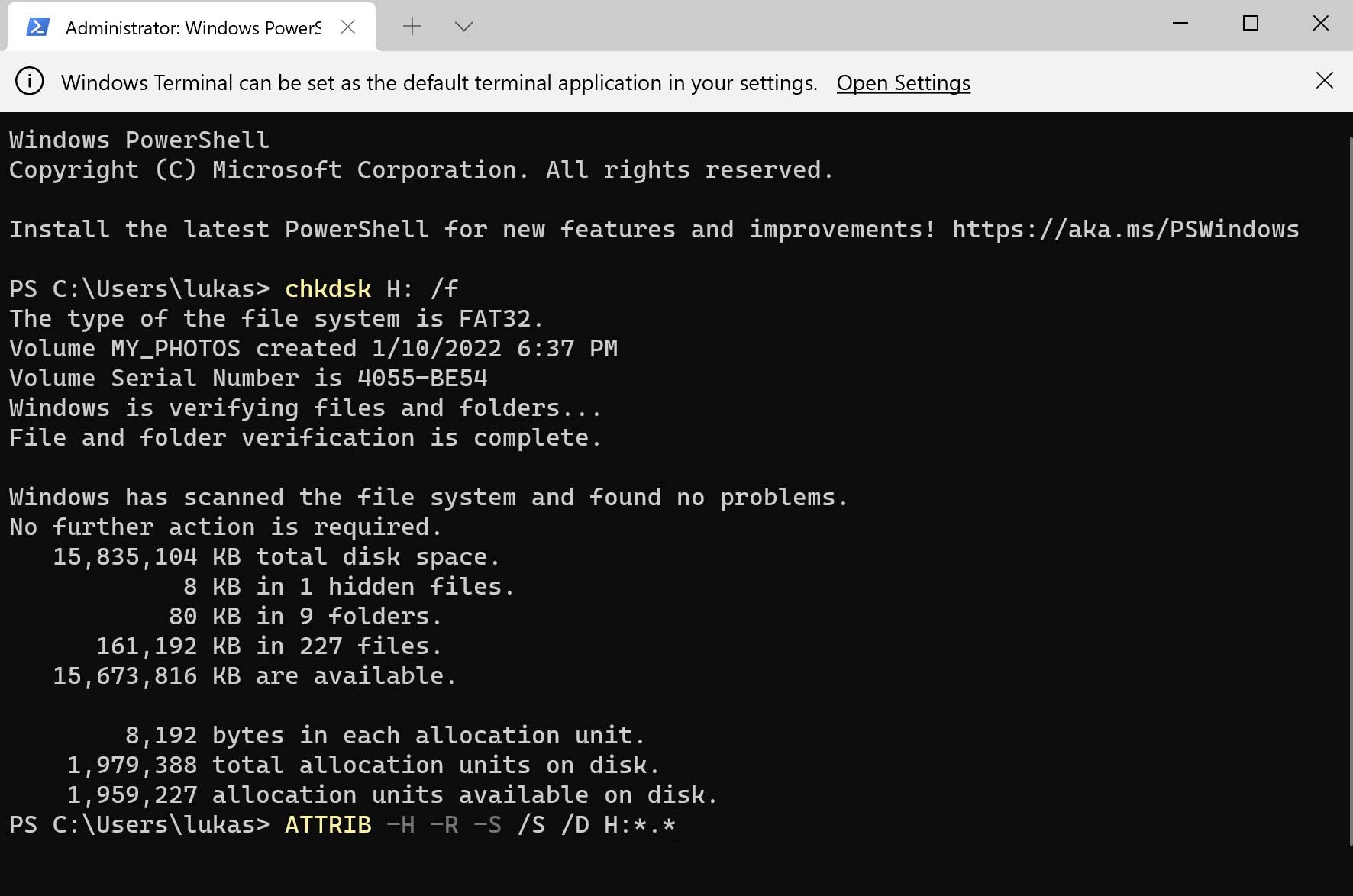 Recover Files Deleted From the Recycle Bin With the Command Prompt