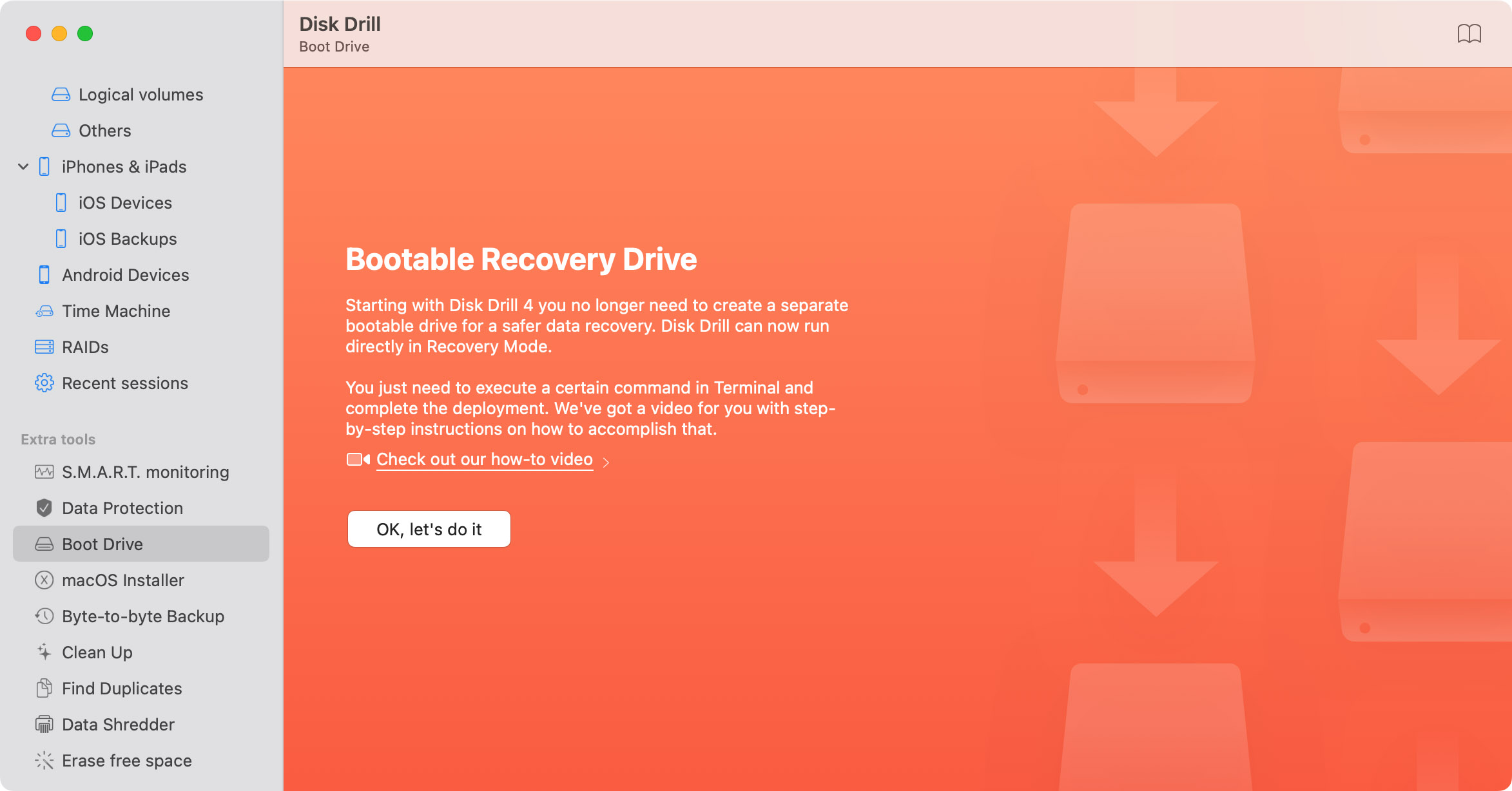 Recovering from your system (root) drive