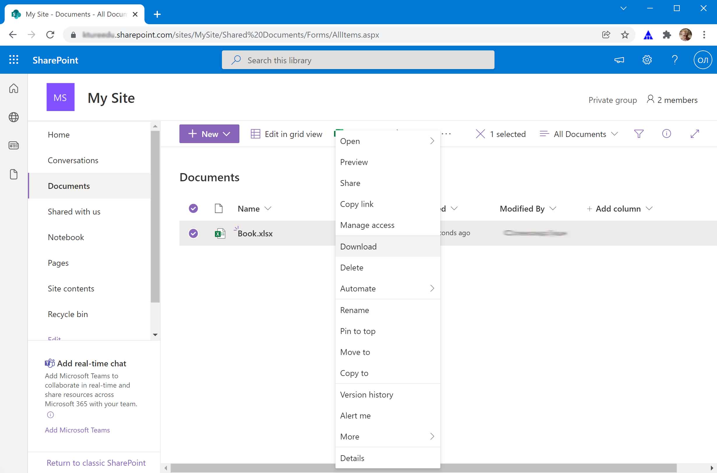 Recover an Unsaved Excel Document in SharePoint