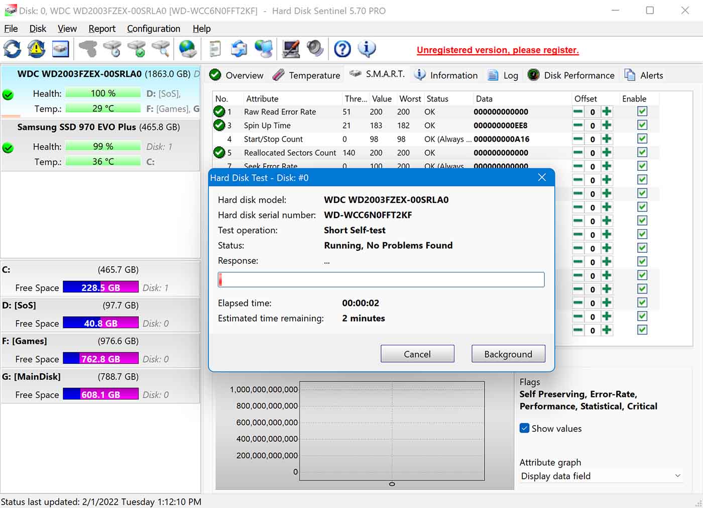 Run SMART Tests