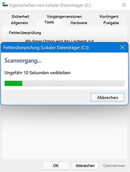 Überprüfen Sie Ihre Festplatte im Windows Explorer Überprüfen Sie Ihre Festplatte im Windows Explorer