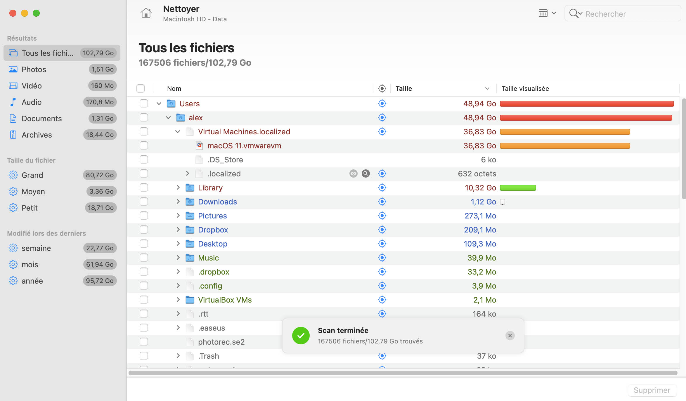 App d'analyse d'espace d'un disque Mac — Disk Drill