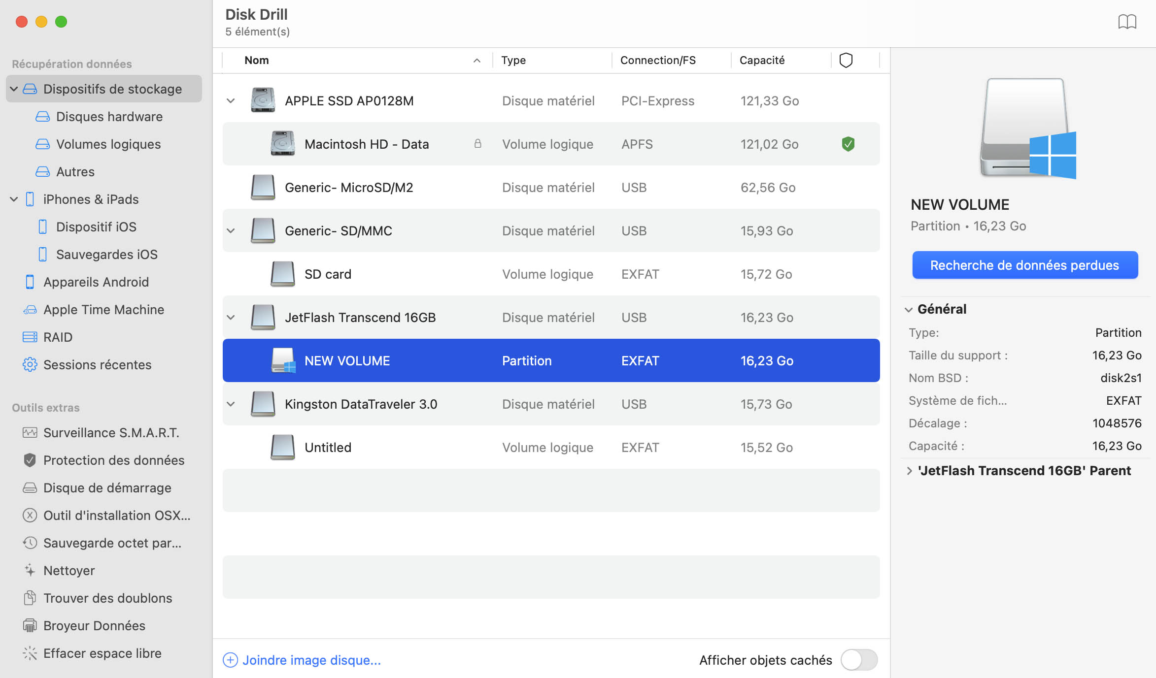 Comment récupérer des partitions supprimées sur Mac OS X