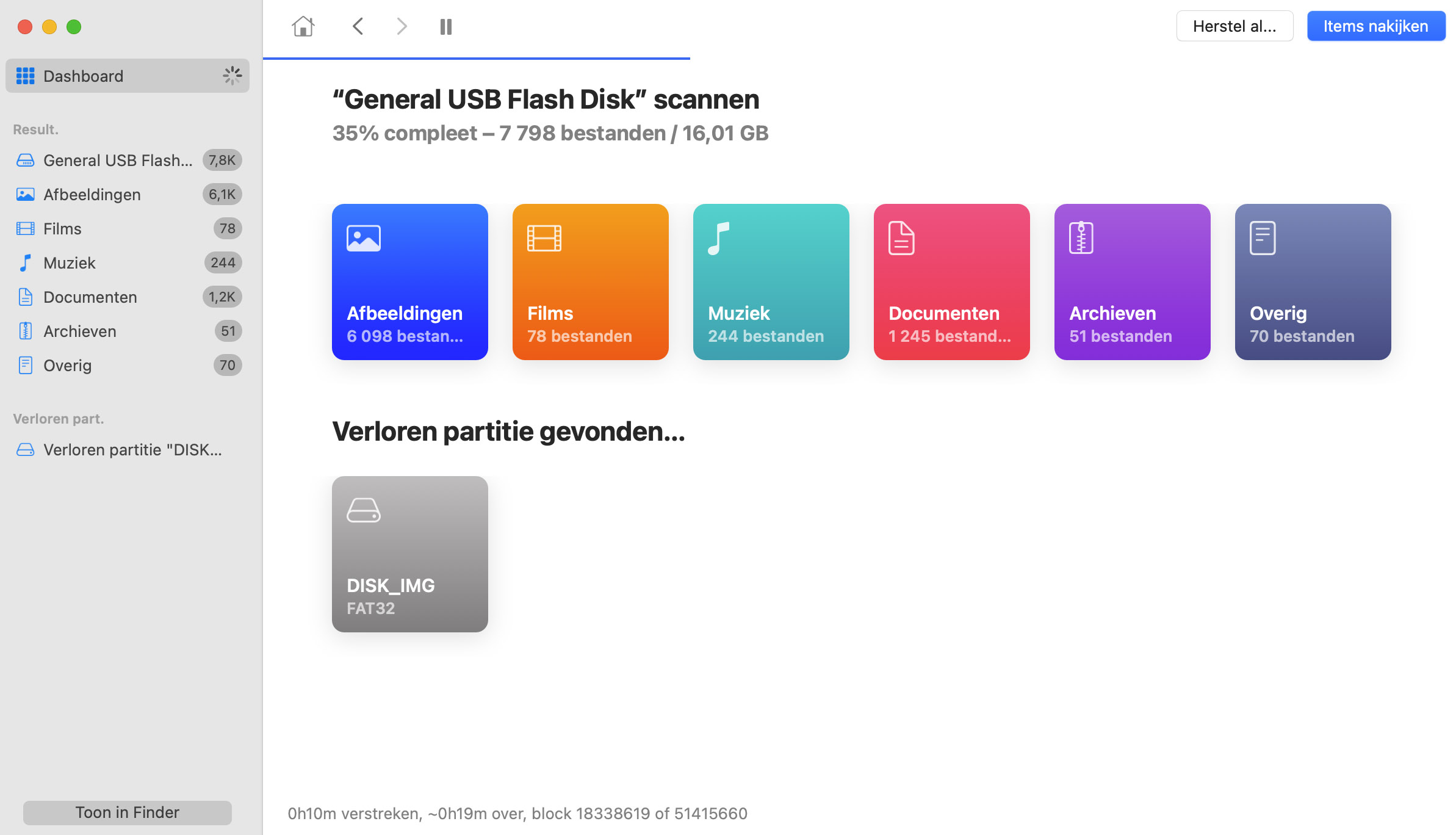 FAT/FAT32 en NTFS Herstel voor Mac