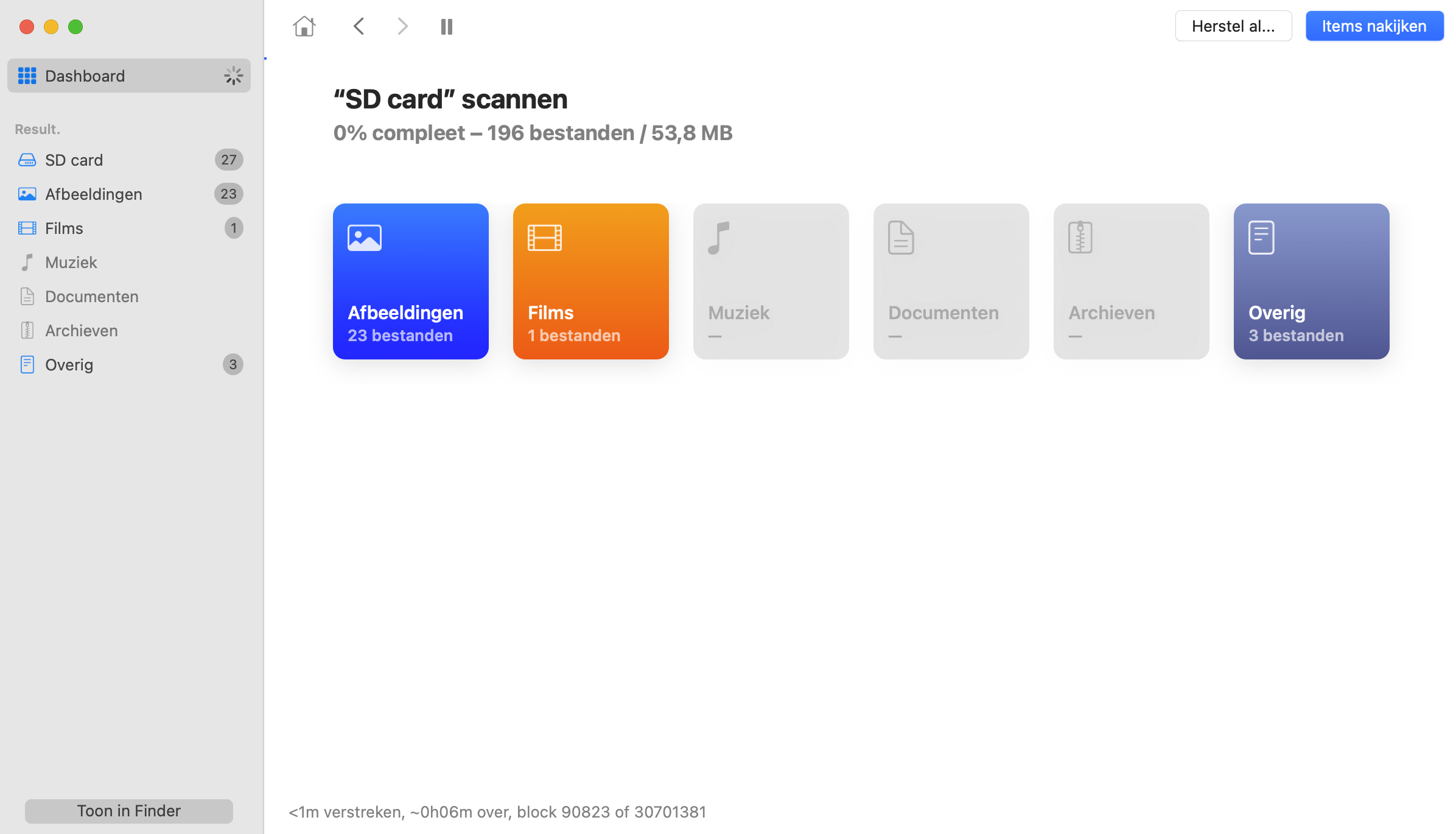 Scan Je Geheugenkaart met Disk Drill