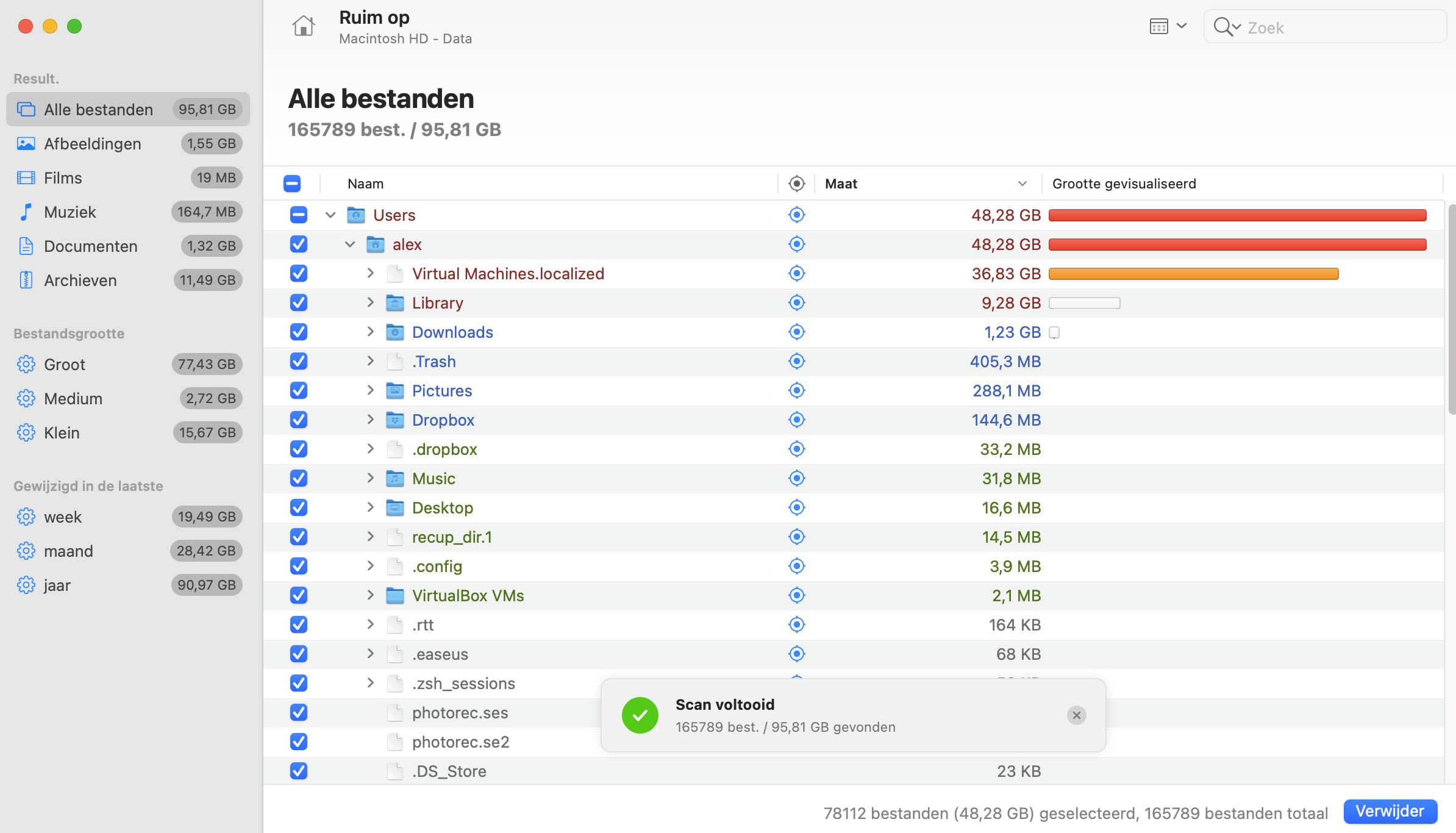 Schijfruimte Analyzer Mac App — Disk Drill