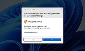 Installeer de app