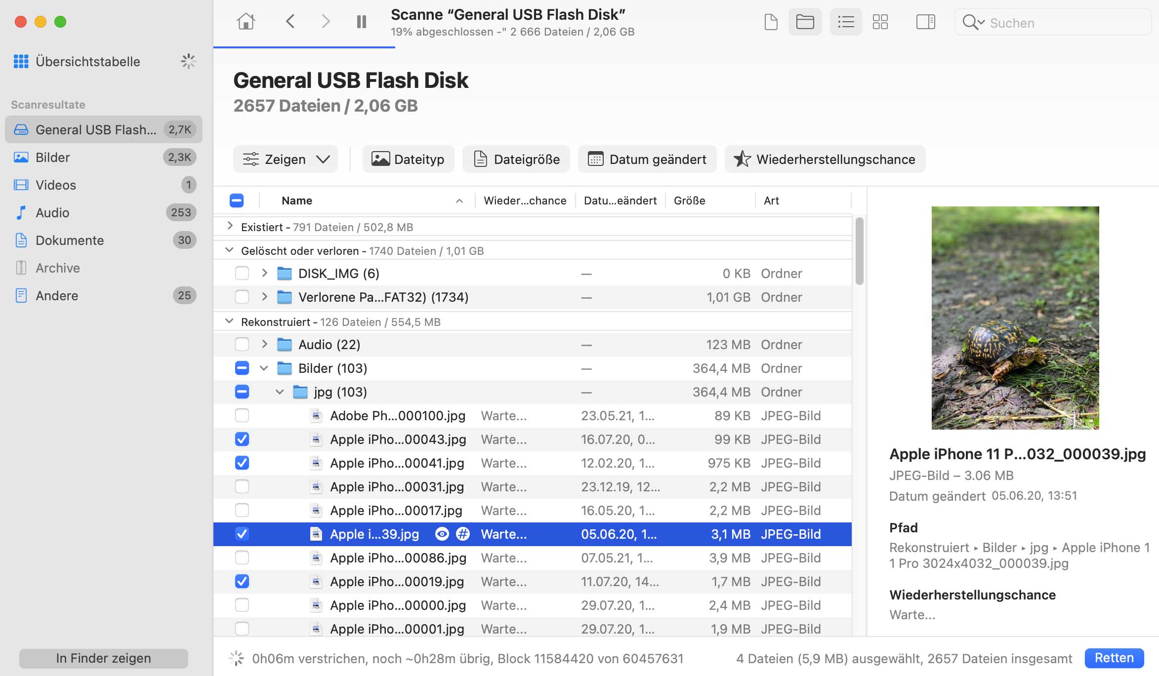FAT-/FAT32- und NTFS-Wiederherstellung für Mac