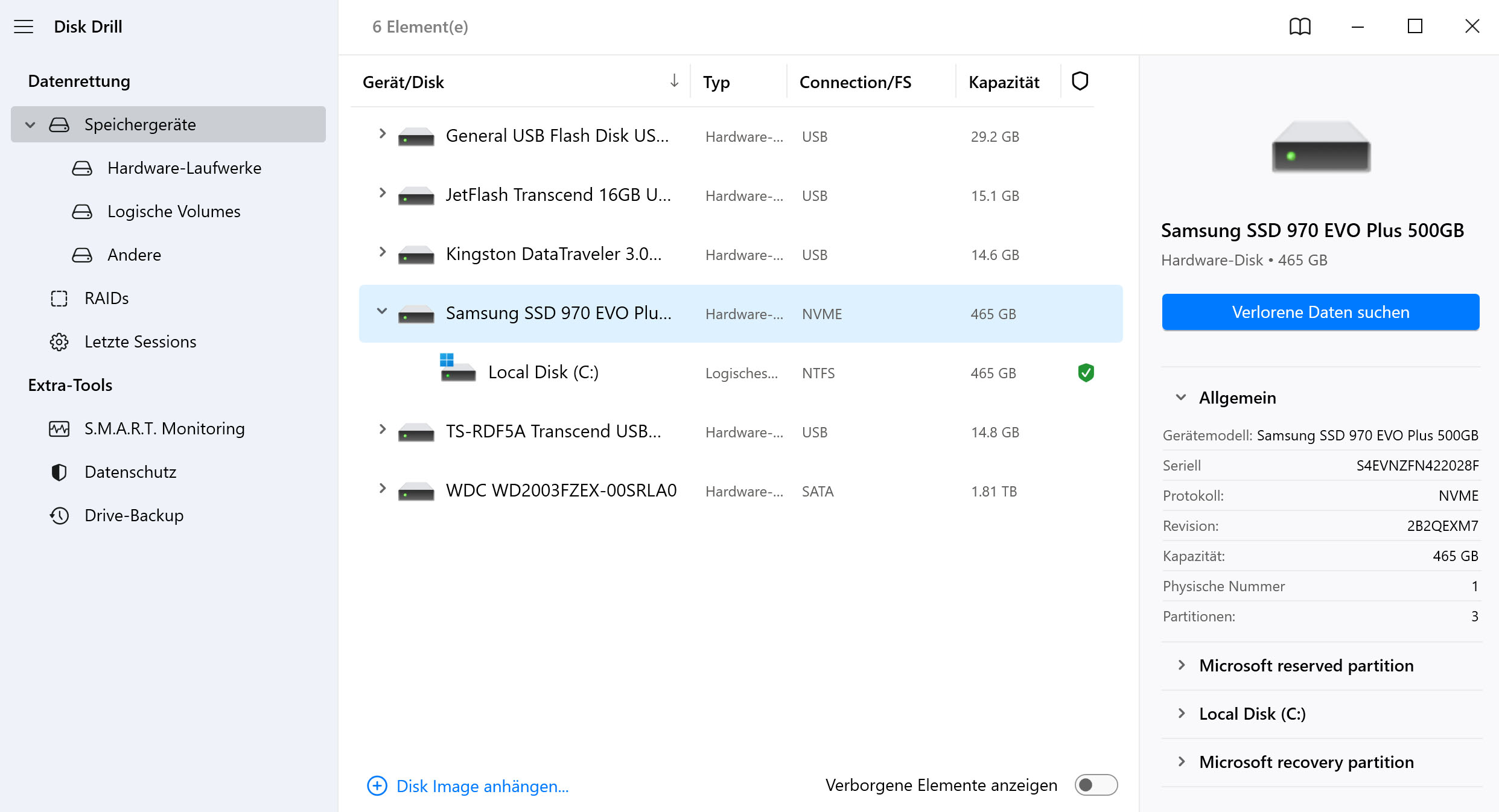 Kostenlose Datenrettungssoftware für Windows OS