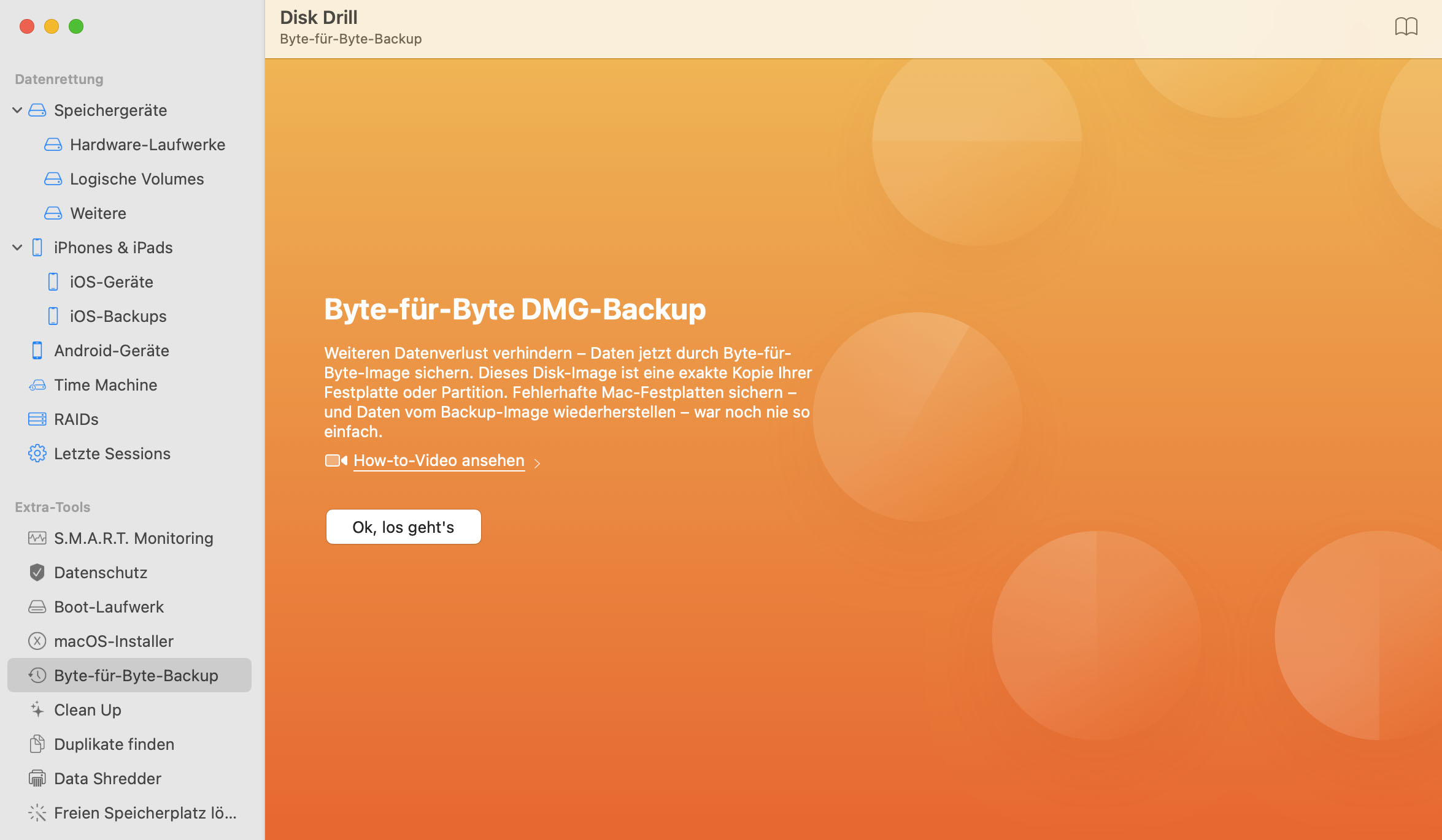 So machen Sie Backups von Daten auf einer Mac-Festplatte