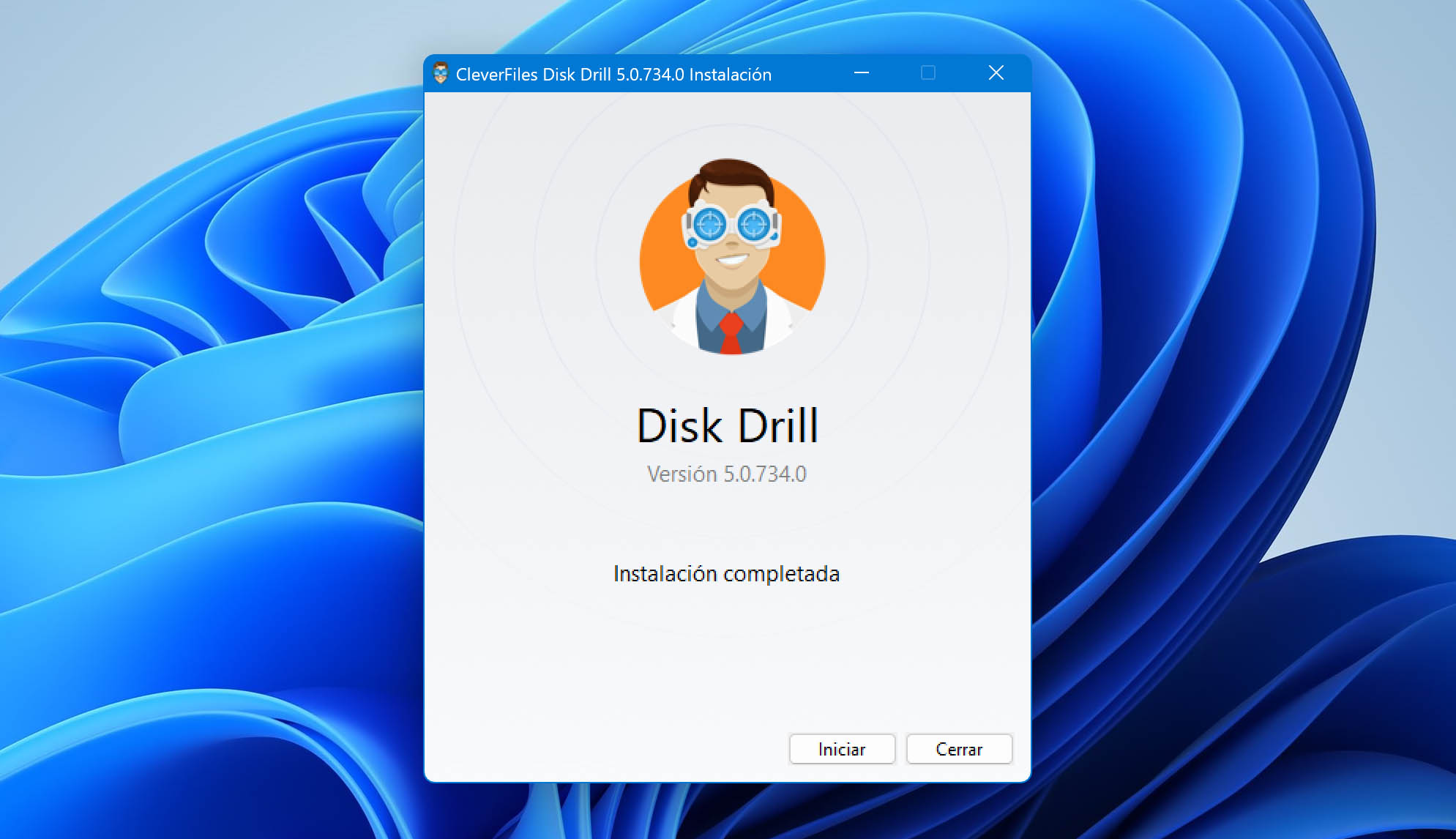 Descarga e instala el programa de recuperación de datos USB Disk Drill