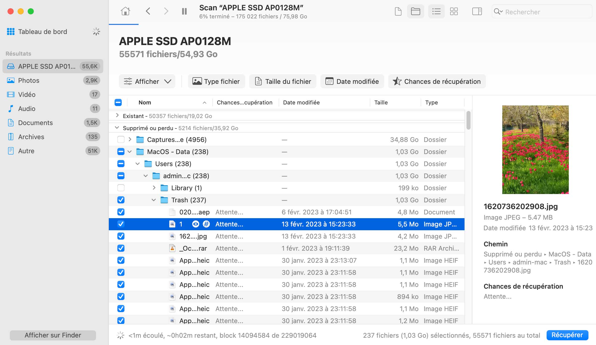 Comment Récupérer des Fichiers Supprimés à partir de la Corbeille sur Mac