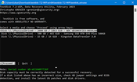 Réparer une table de partition endommagée avec TestDisk Réparer une table de partition endommagée avec TestDisk