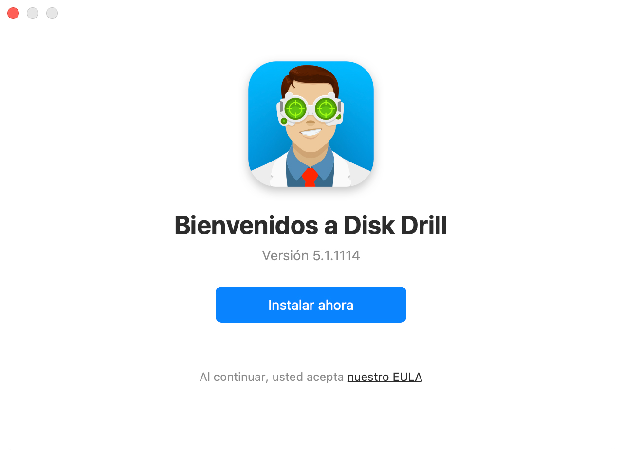 Ejecute el Programa Disk Drill Recuepracion de Archivos